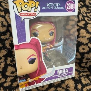 Funko Pop KPOP Demon Hunters Mira Figure - Pink and Purple
